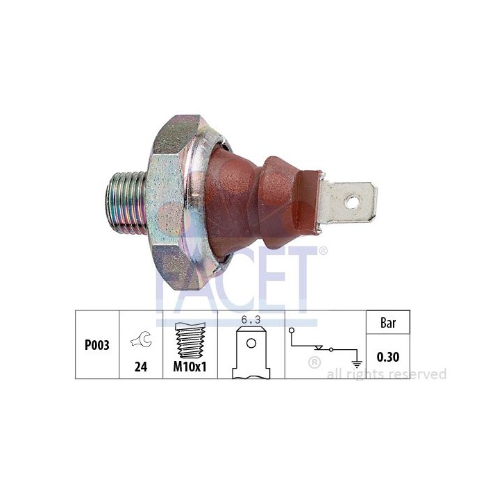 FACET Made in Italy - Öldruckschalter 7.0007