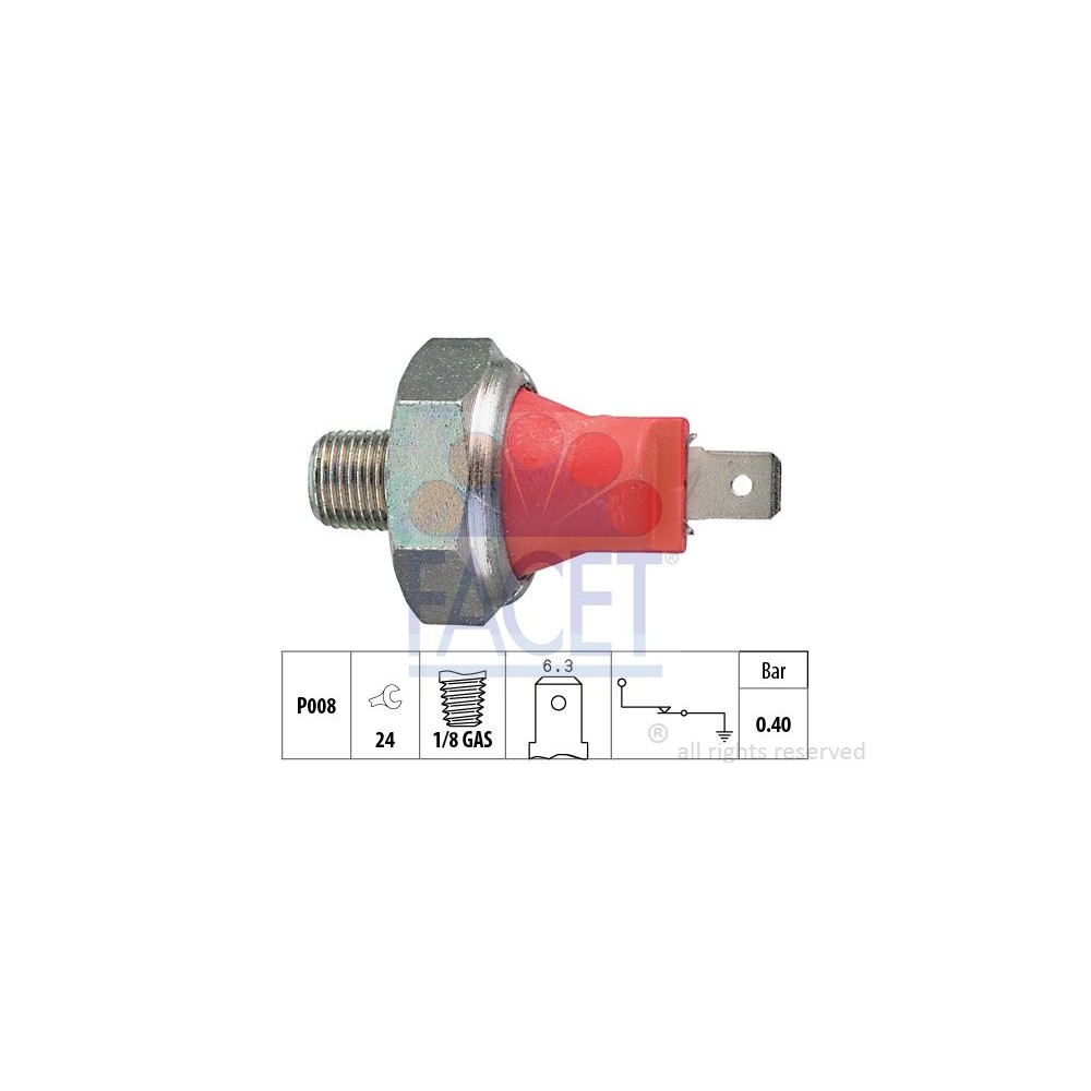 FACET Made in Italy - Öldruckschalter 7.0017