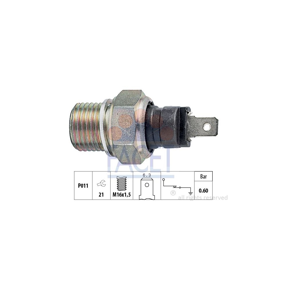 FACET Made in Italy - Öldruckschalter 7.0021