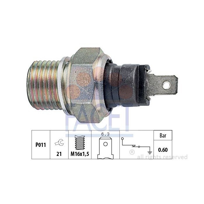 FACET Made in Italy - Öldruckschalter 7.0021