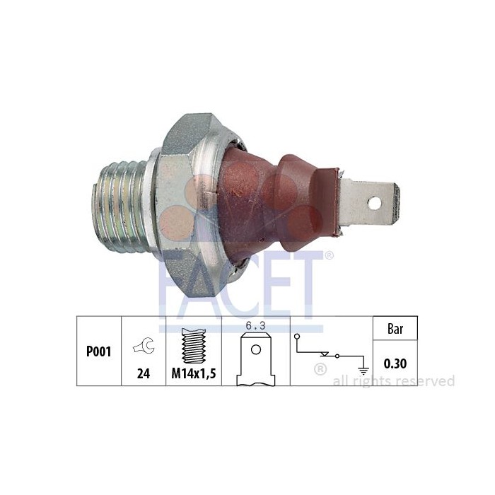 FACET Made in Italy - Öldruckschalter 7.0023