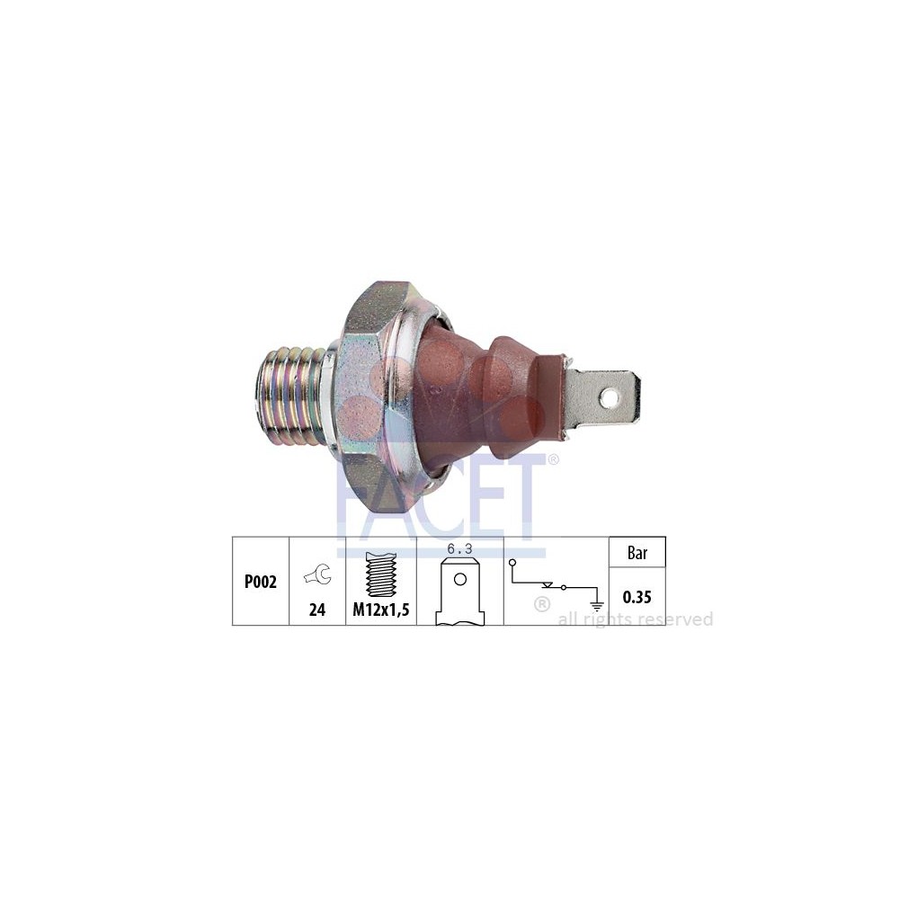 FACET Made in Italy - Öldruckschalter 7.0026