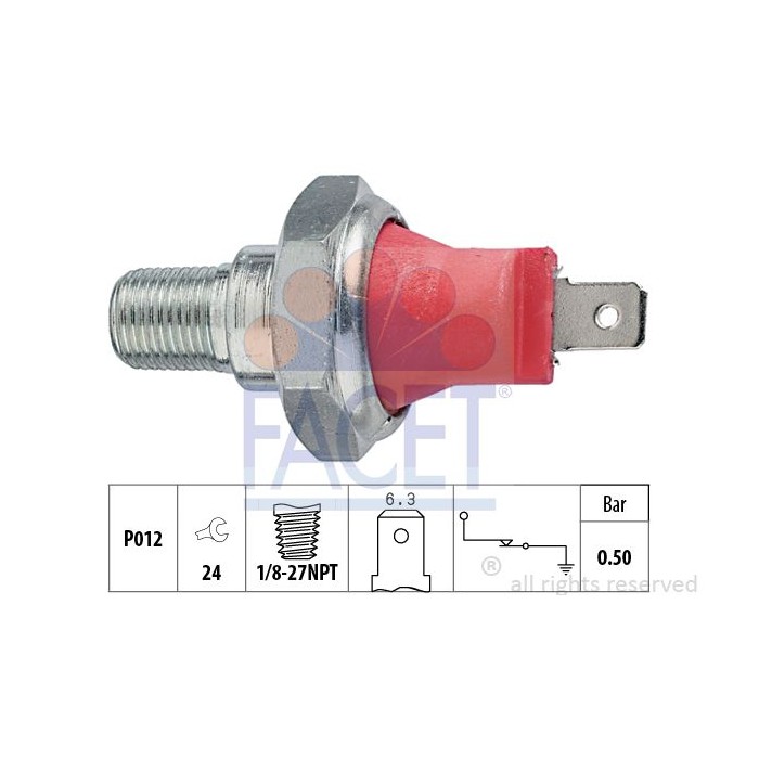 FACET Made in Italy - Öldruckschalter 7.0027
