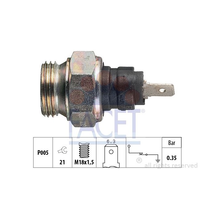 FACET Made in Italy - Öldruckschalter 7.0034