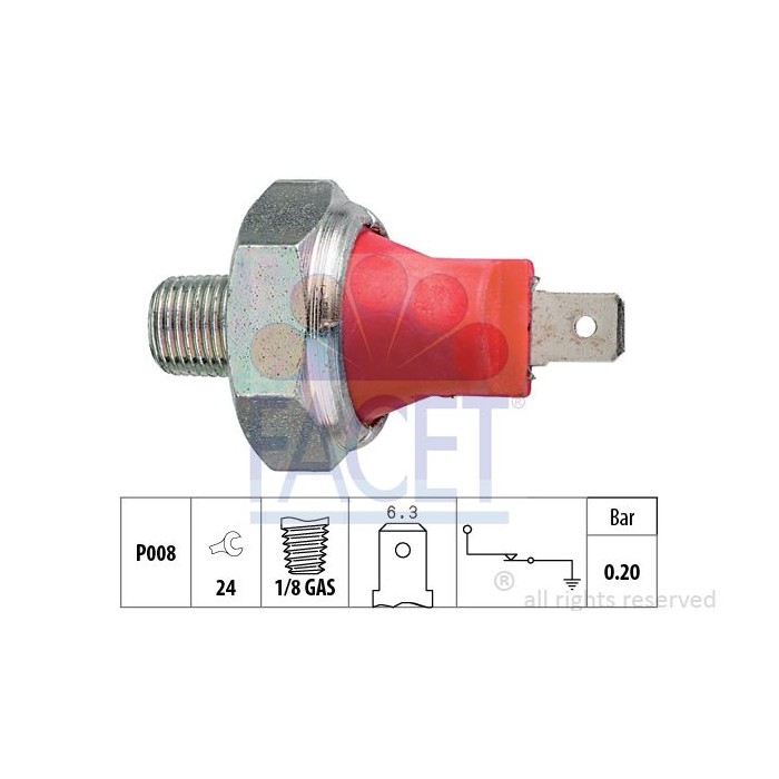 FACET Made in Italy - Öldruckschalter 7.0035