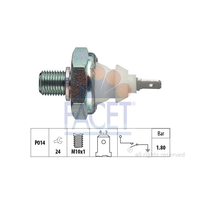 FACET Made in Italy - Öldruckschalter 7.0045