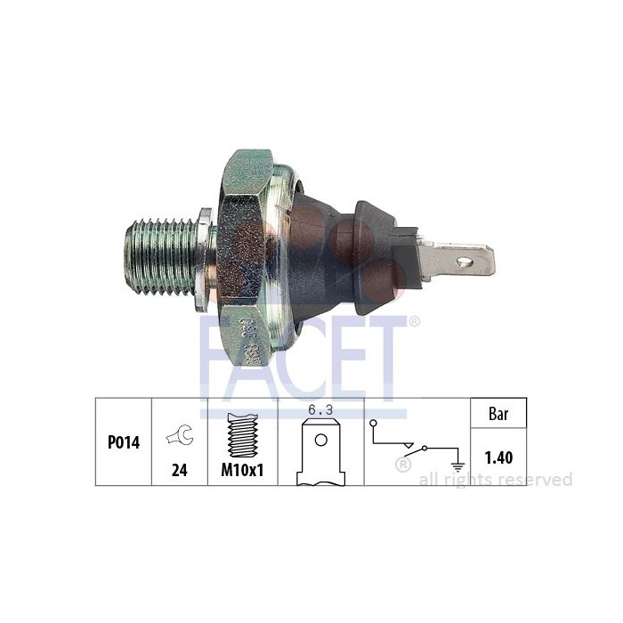 FACET Made in Italy - Öldruckschalter 7.0046