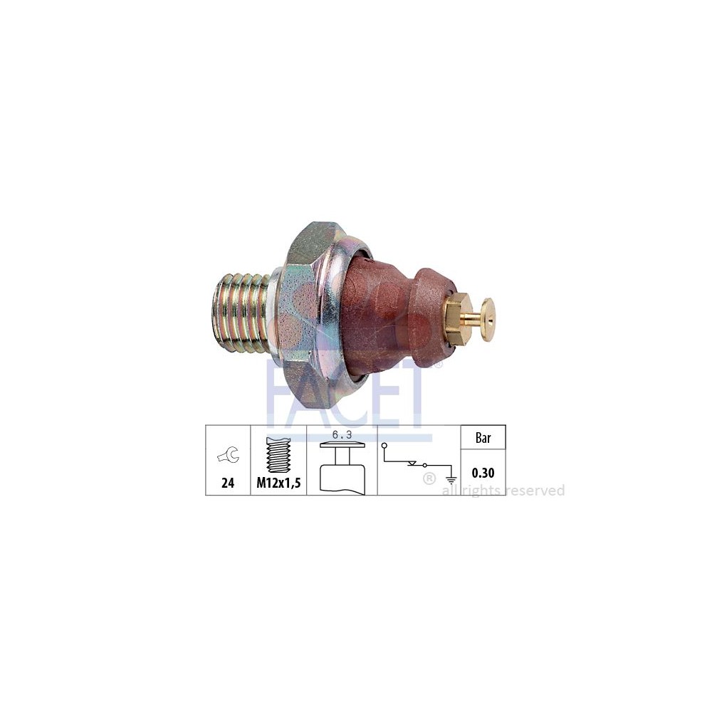 FACET Made in Italy - Öldruckschalter 7.0052