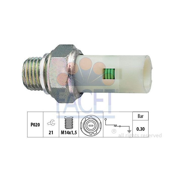 FACET Made in Italy - Öldruckschalter 7.0076