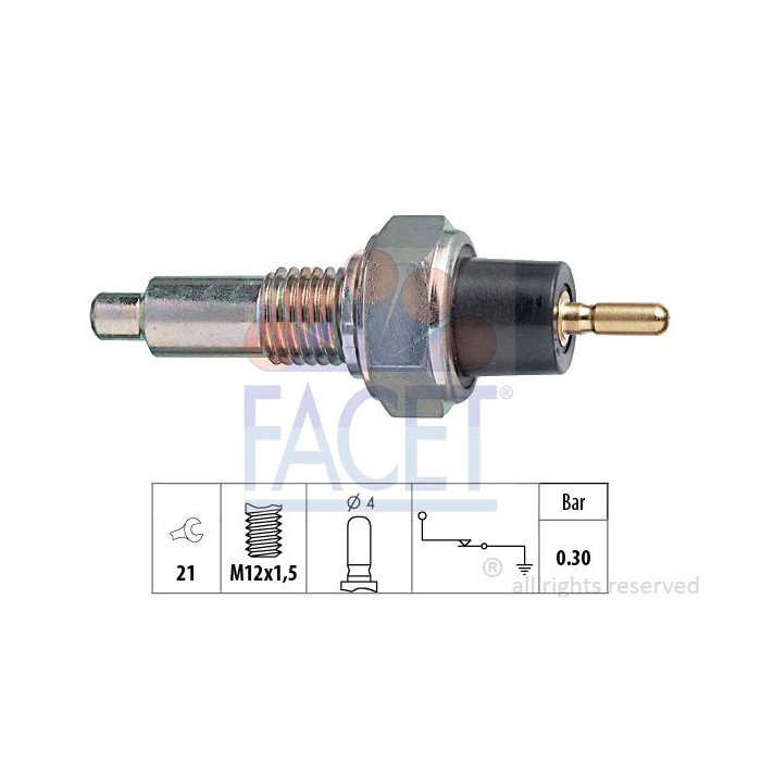 FACET Made in Italy - Öldruckschalter 7.0089