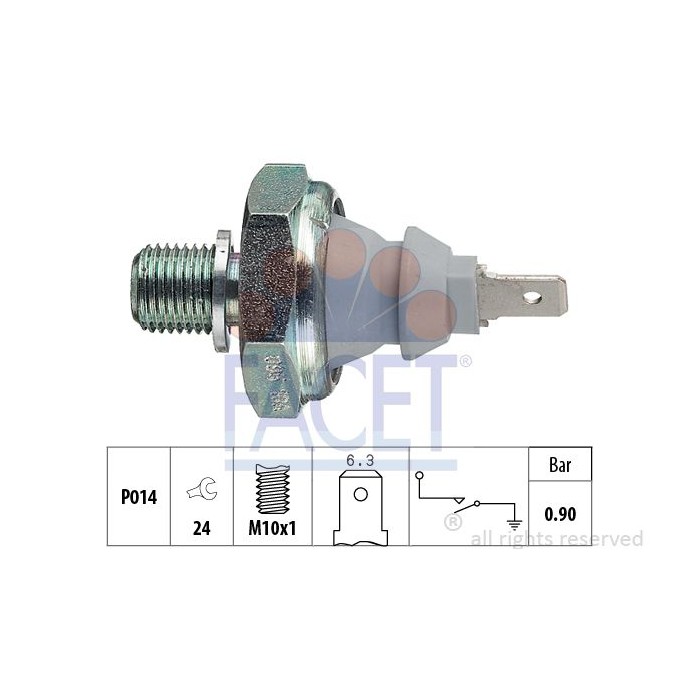 FACET Made in Italy - Öldruckschalter 7.0095