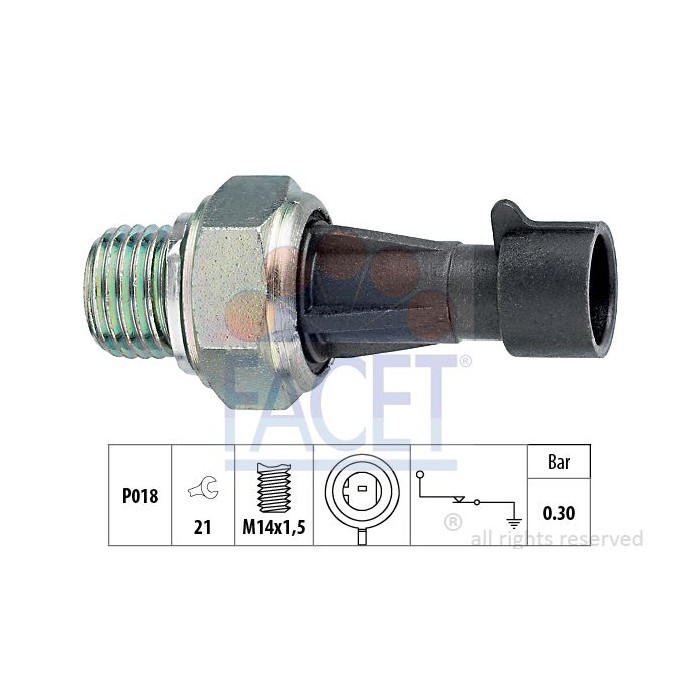 FACET Made in Italy - Öldruckschalter 7.0096