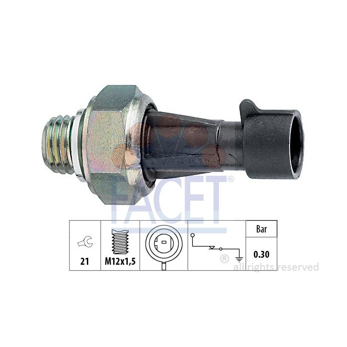 FACET Made in Italy - Öldruckschalter 7.0097