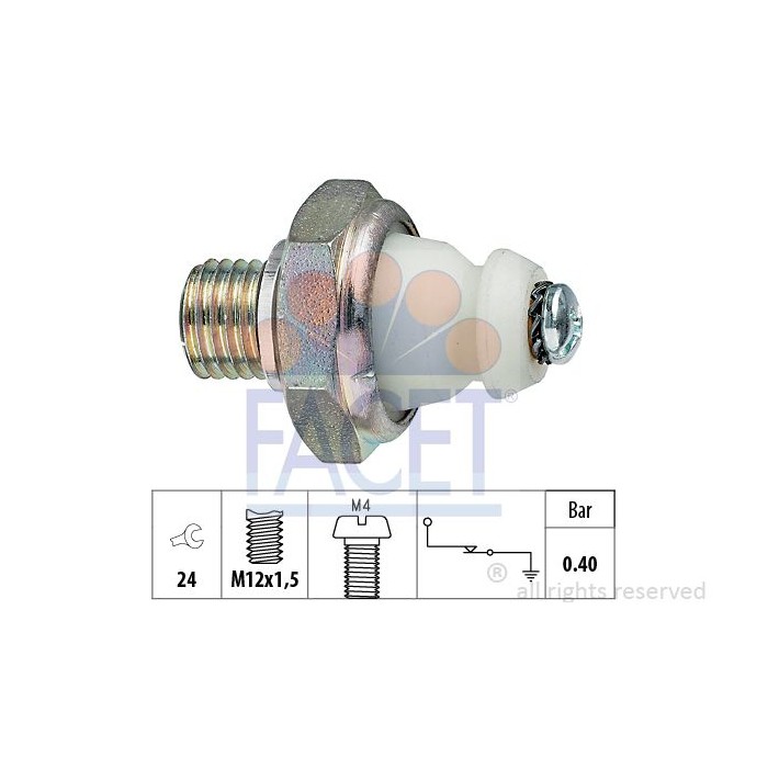 FACET Made in Italy - Öldruckschalter 7.0098
