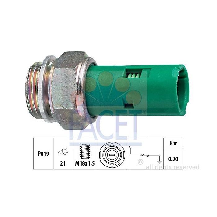 FACET Made in Italy - Öldruckschalter 7.0110