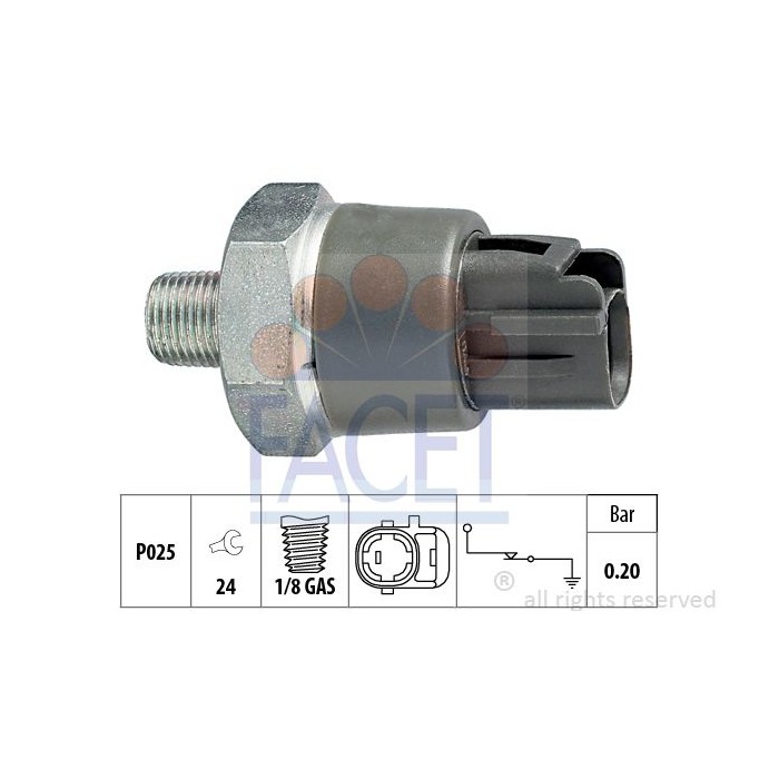 FACET Made in Italy - Öldruckschalter 7.0114