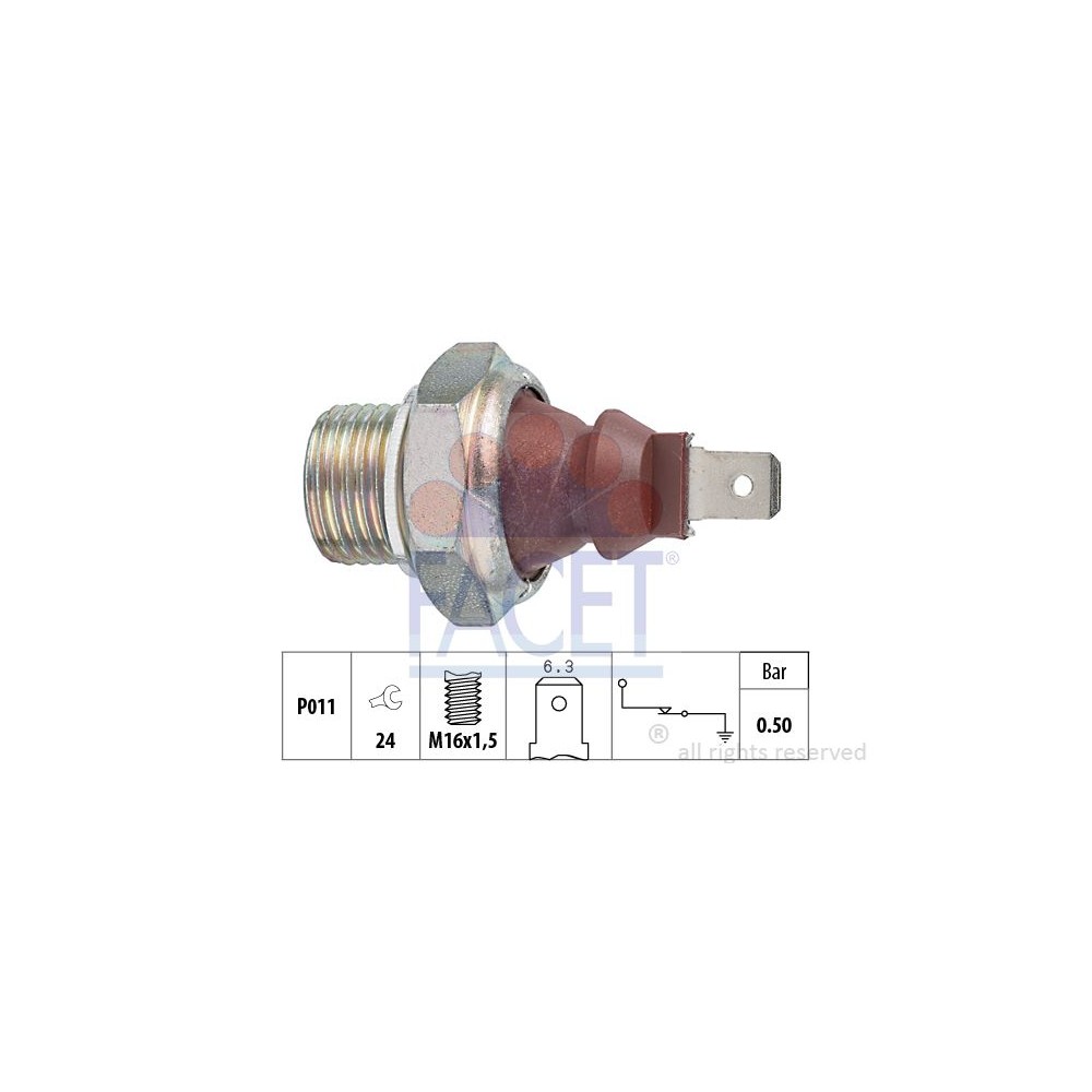 FACET Made in Italy - Öldruckschalter 7.0124