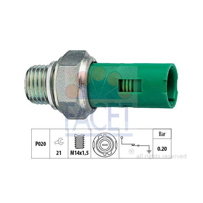 FACET Made in Italy - Öldruckschalter 7.0131