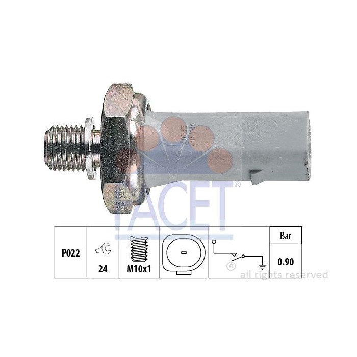 FACET Made in Italy - Öldruckschalter 7.0134