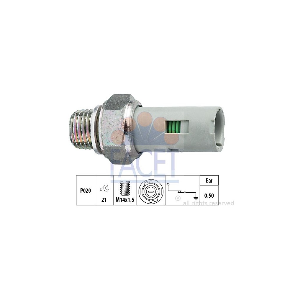 FACET Made in Italy - Öldruckschalter 7.0151