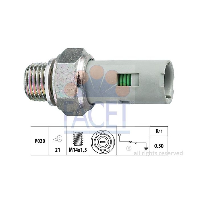 FACET Made in Italy - Öldruckschalter 7.0151