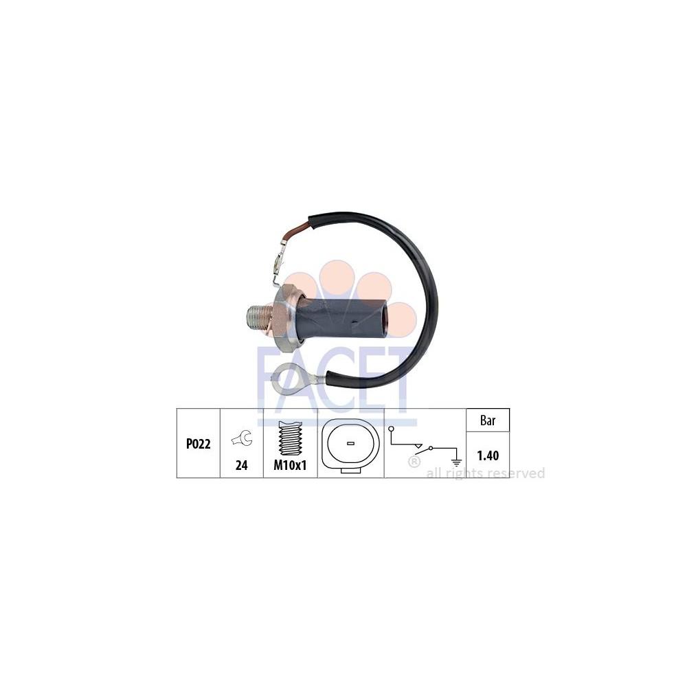 FACET Made in Italy - Öldruckschalter 7.0159