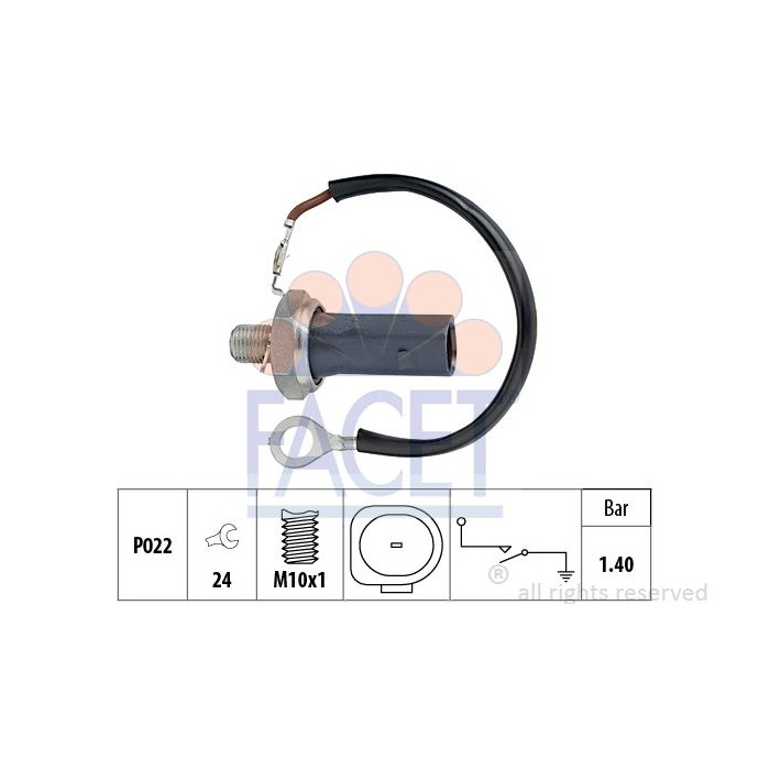 FACET Made in Italy - Öldruckschalter 7.0159
