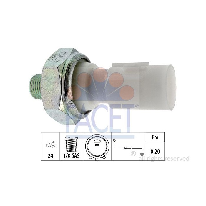 FACET Made in Italy - Öldruckschalter 7.0182