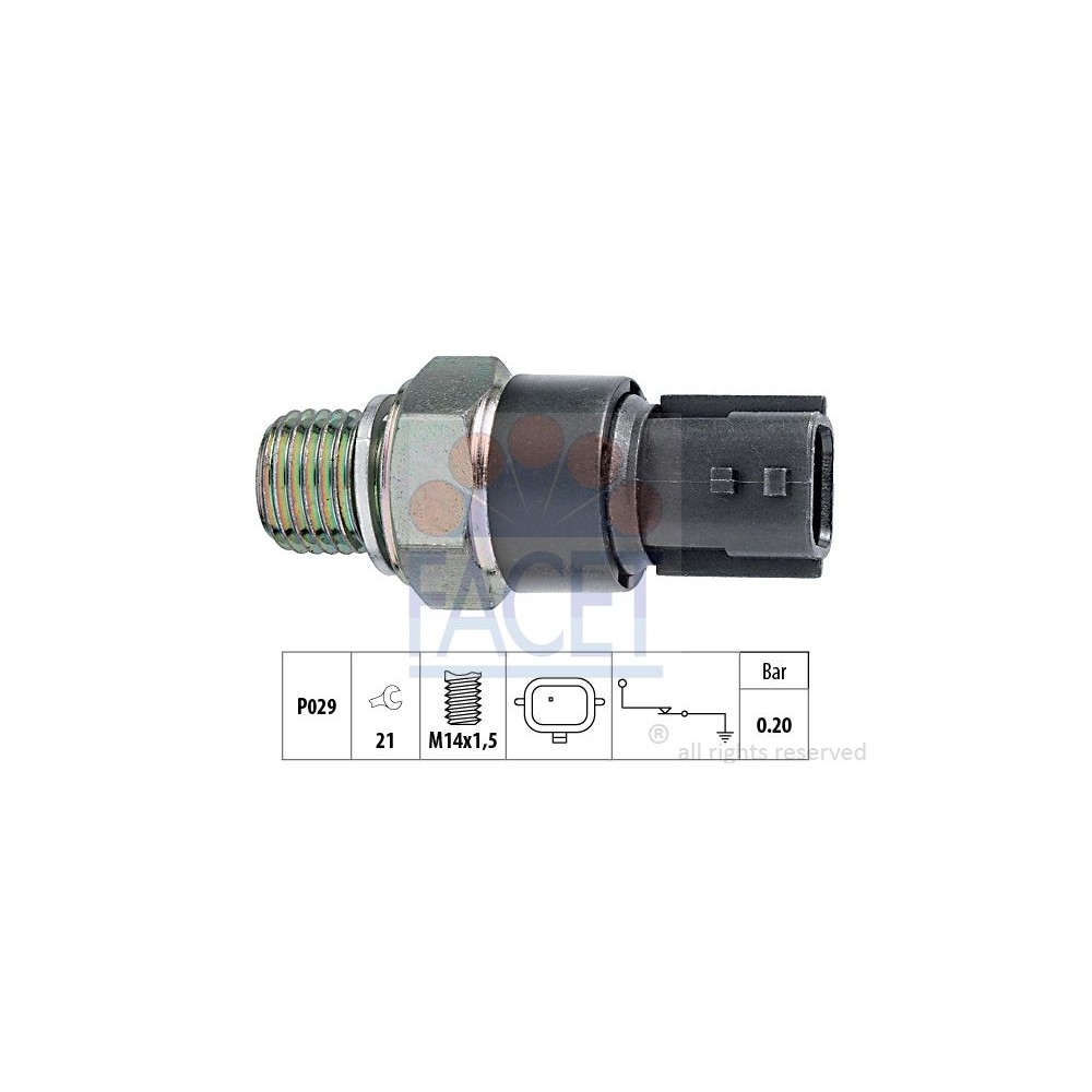 FACET Made in Italy - Öldruckschalter 7.0189