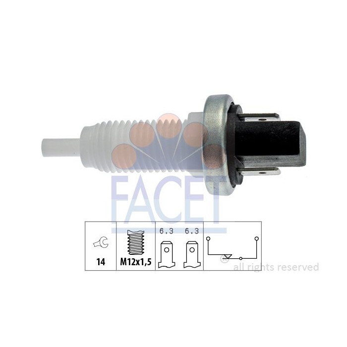 FACET Made in Italy - Bremslichtschalter 7.1001