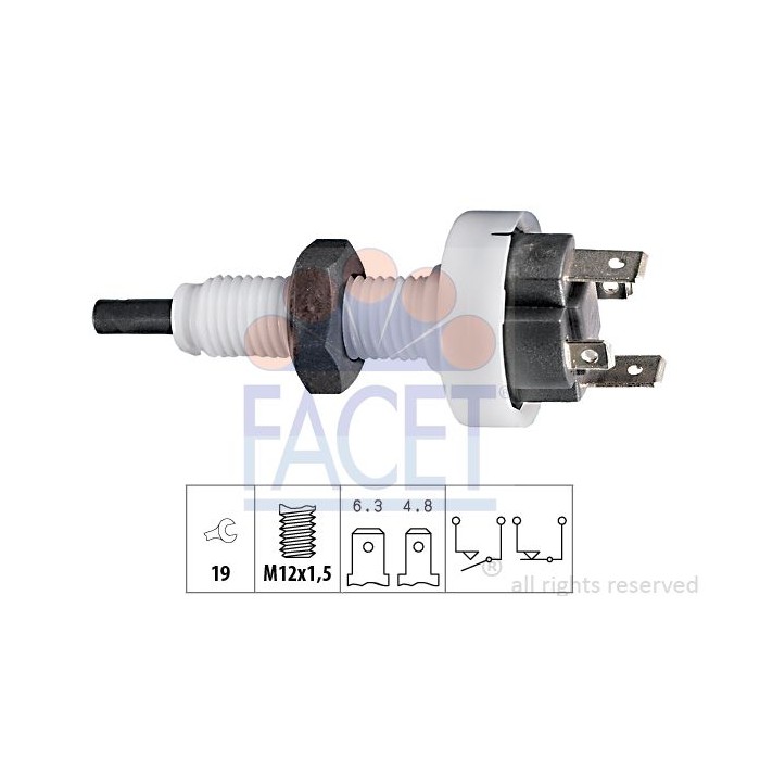 FACET Made in Italy - Bremslichtschalter 7.1049