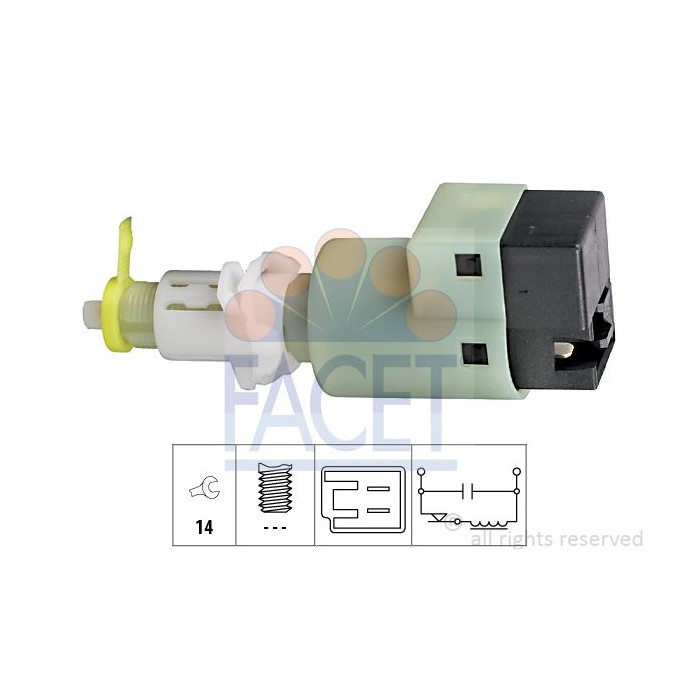 FACET Made in Italy - Bremslichtschalter 7.1107