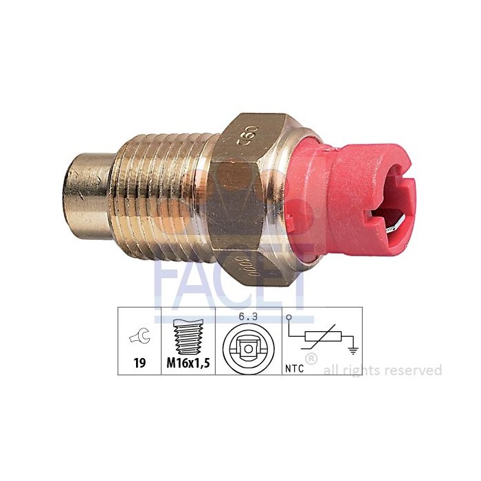 FACET Made in Italy - Sensor, Kühlmitteltemperatur 7.3000