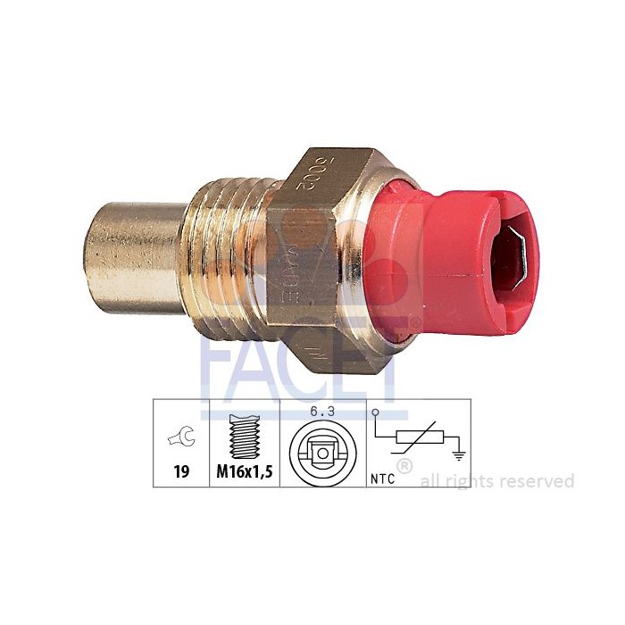 FACET Made in Italy - Sensor, Kühlmitteltemperatur 7.3002