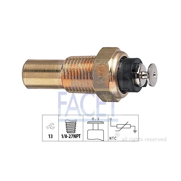 FACET Made in Italy - Sensor, Kühlmitteltemperatur 7.3014