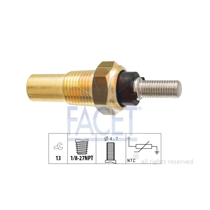 FACET Made in Italy - Sensor, Kühlmitteltemperatur 7.3028