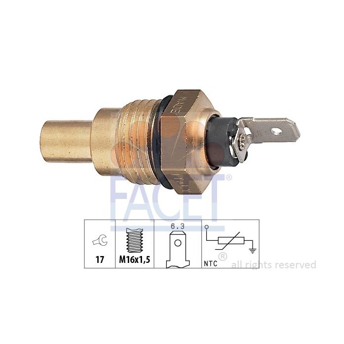 FACET Made in Italy - Sensor, Kühlmitteltemperatur 7.3041