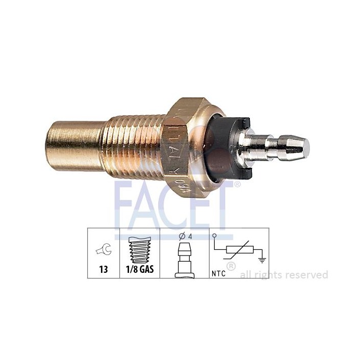 FACET Made in Italy - Sensor, Kühlmitteltemperatur 7.3052