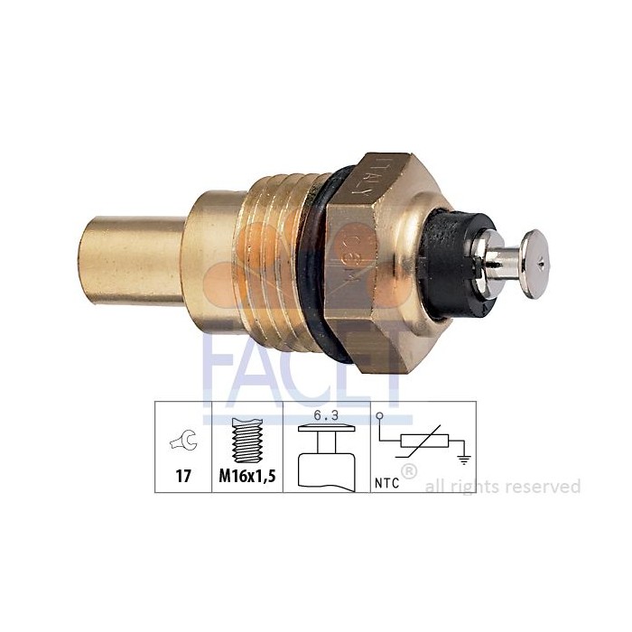 FACET Made in Italy - Sensor, Kühlmitteltemperatur 7.3067
