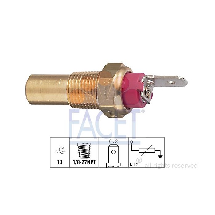 FACET Made in Italy - Sensor, Kühlmitteltemperatur 7.3069