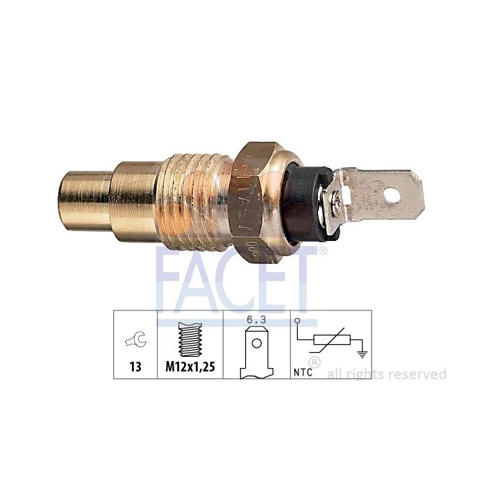 FACET Made in Italy - Sensor, Kühlmitteltemperatur 7.3078