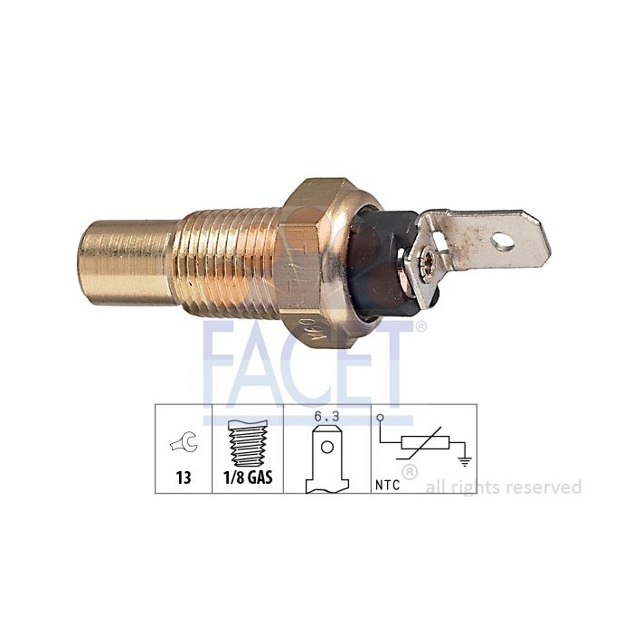 FACET Made in Italy - Sensor, Kühlmitteltemperatur 7.3079