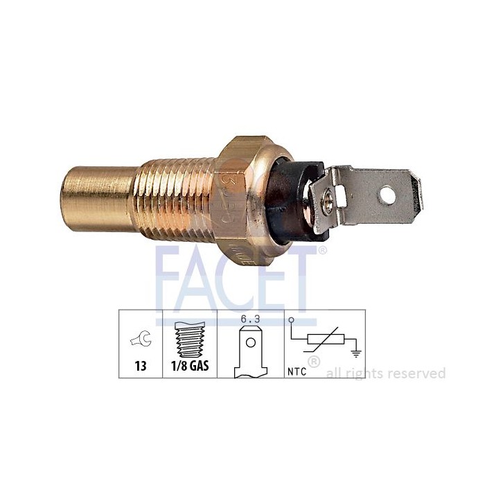 FACET Made in Italy - Sensor, Kühlmitteltemperatur 7.3080