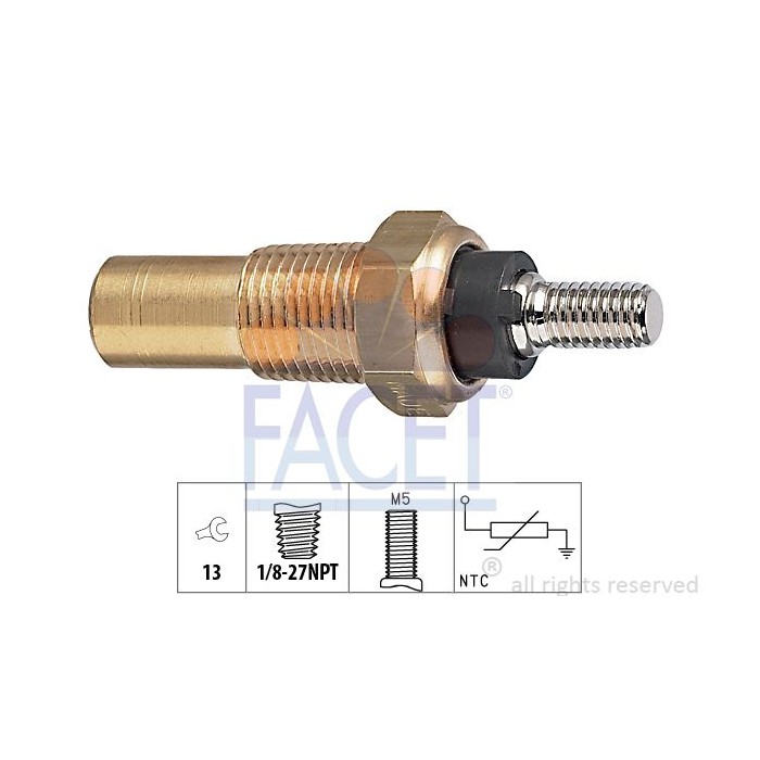 FACET Made in Italy - Sensor, Kühlmitteltemperatur 7.3082