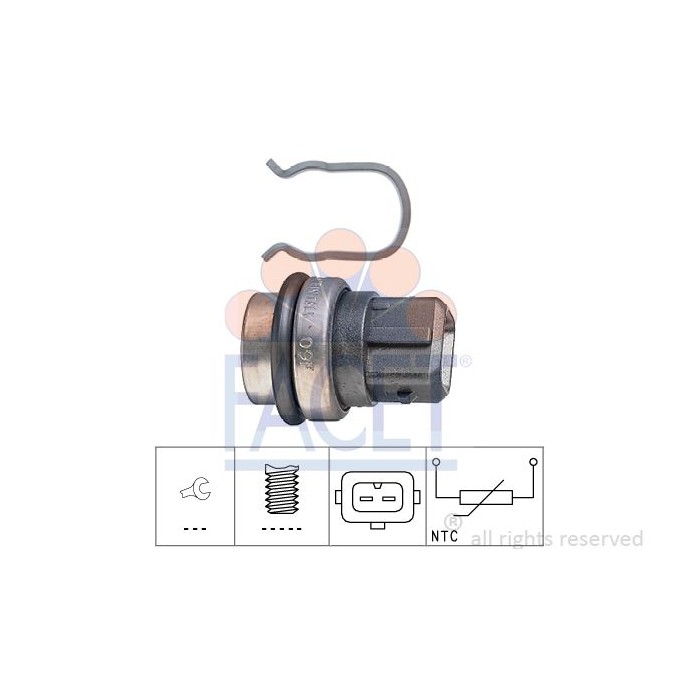 FACET Made in Italy - Sensor, Kühlmitteltemperatur 7.3086