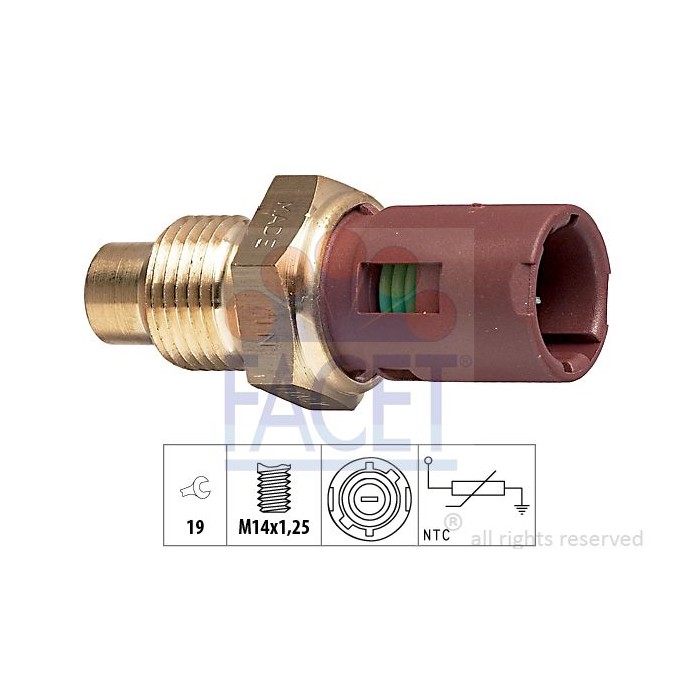 FACET Made in Italy - Sensor, Kühlmitteltemperatur 7.3094