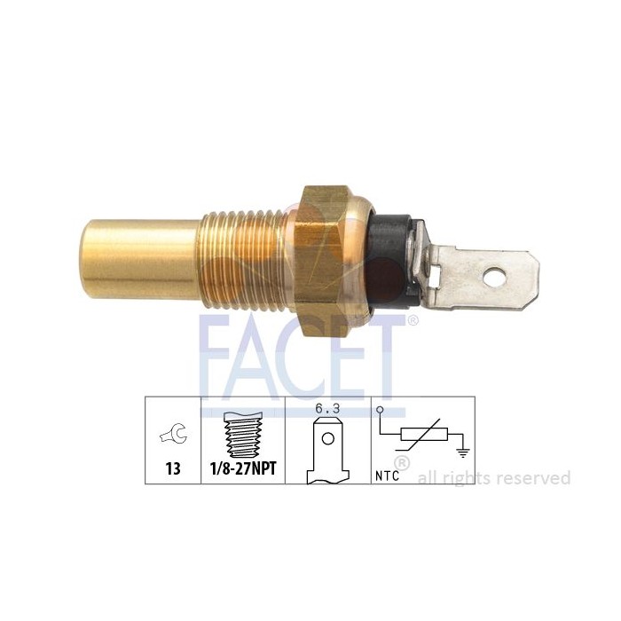 FACET Made in Italy - Sensor, Kühlmitteltemperatur 7.3115