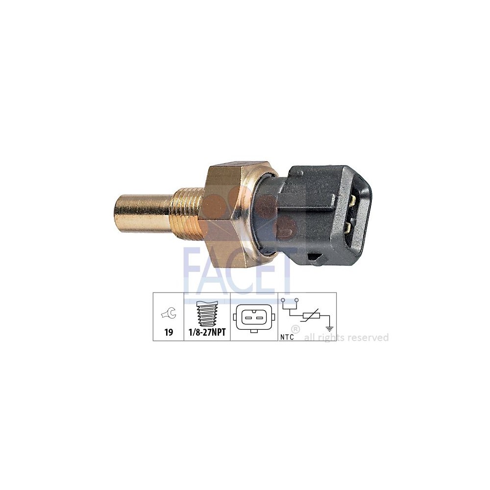 FACET Made in Italy - Sensor, Kühlmitteltemperatur 7.3119