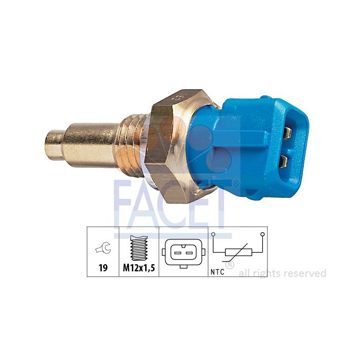 FACET Made in Italy - Sensor, Kühlmitteltemperatur 7.3143