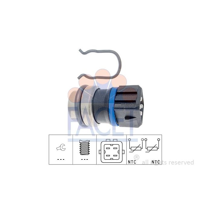 FACET Made in Italy - Sensor, Kühlmitteltemperatur 7.3146